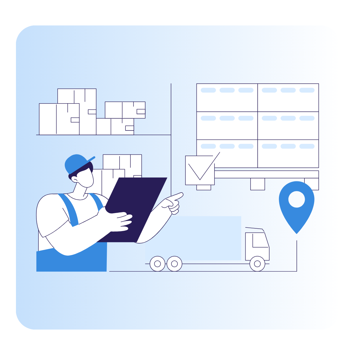 Warehouse picking hero Warehouse picking hero